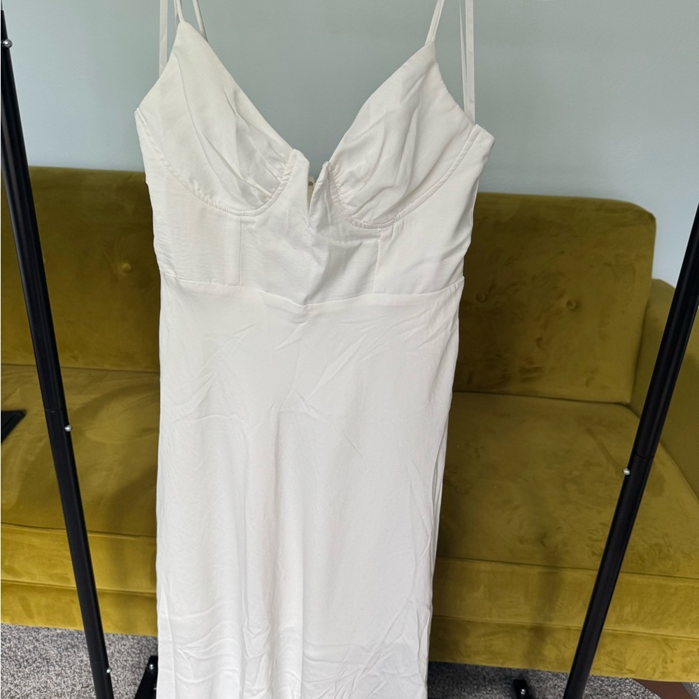 Elegant White Chemise Slip